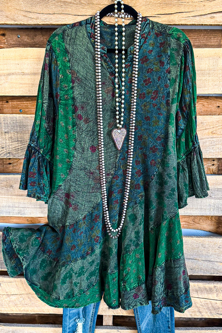 Looking Boho Dress -  Basil - SALE