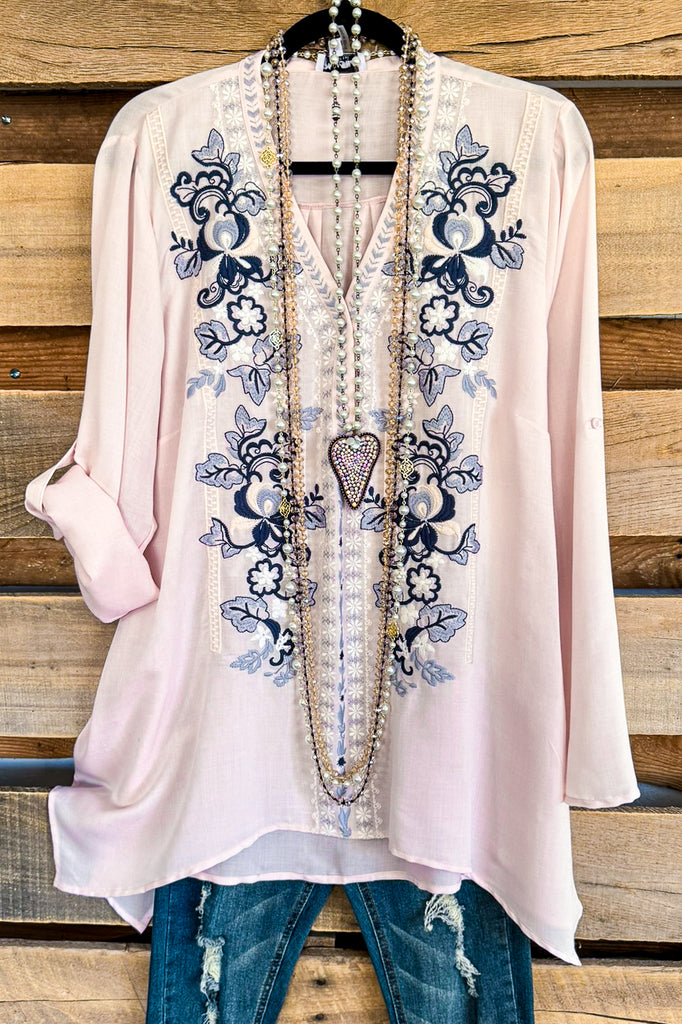 AHB EXCLUSIVE: Where My Heart Goes Blouse - Blush