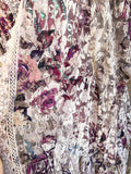 AHB EXCLUSIVE:  One More Time Long Kimono Lace - Taupe/Rose