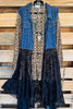 AHB EXCLUSIVE: All The While Vest  - Denim Black - 100% COTTON
