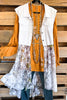 AHB EXCLUSIVE: Run To You Vest - Ivory/YR#2FL - 100% COTTON .