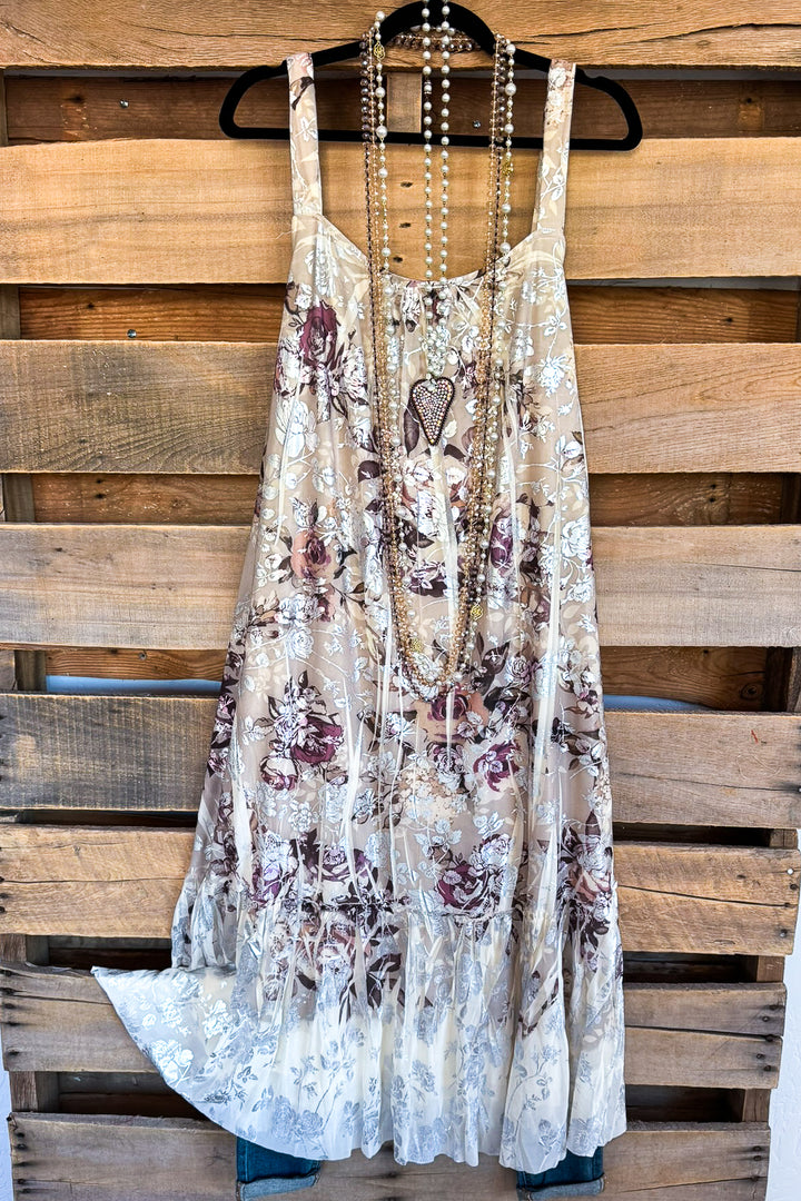 AHB EXCLUSIVE: Occupy My Heart MAXI Dress - BG/2Rose
