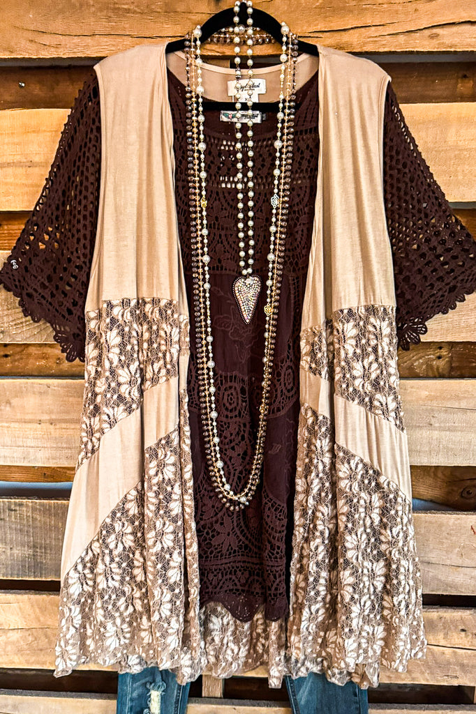 AHB EXCLUSIVE: Sweet Sensation Vest - Taupe