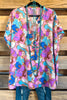 Come Find Me Oversized Top  -  Multi