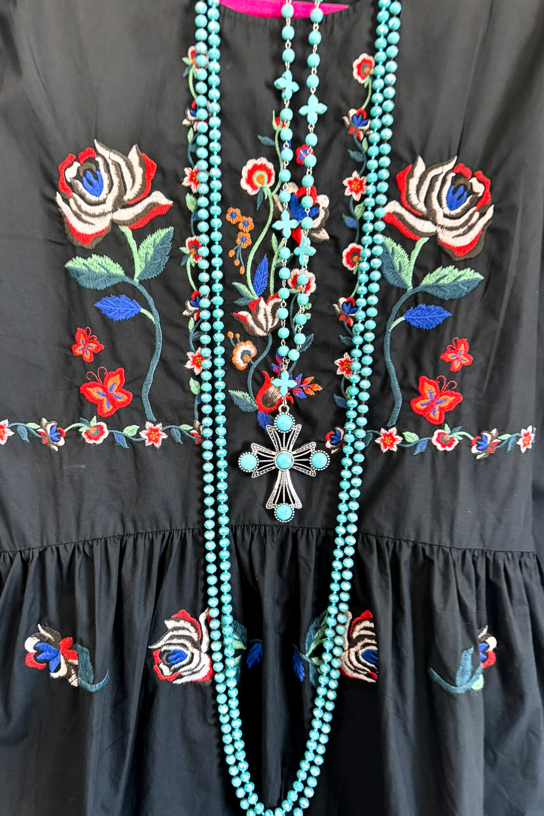 Minute in Time Tunic/Dress - Black - SALE