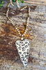 Wild At Heart Necklace - Brown