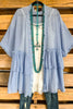 Set The Scene Cardigan - Lilac Blue