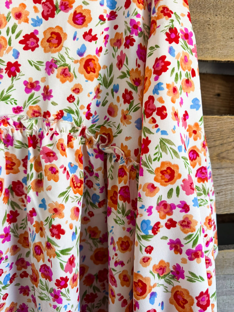With You In Mind Oversized Blouse - Apricot