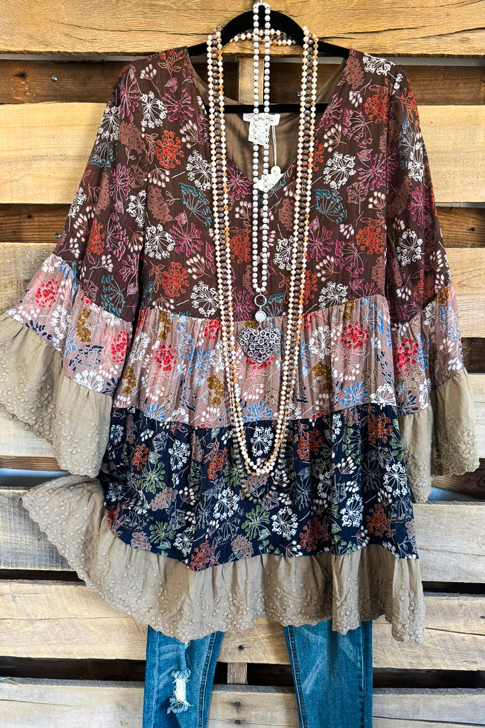 Unforgettable Moment Tunic/Dress - Brown