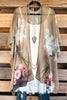 Lasting Impression Kimono - Camel
