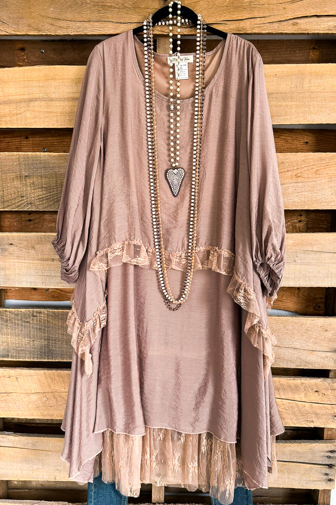 Sweetest Soul Dress - Mocha