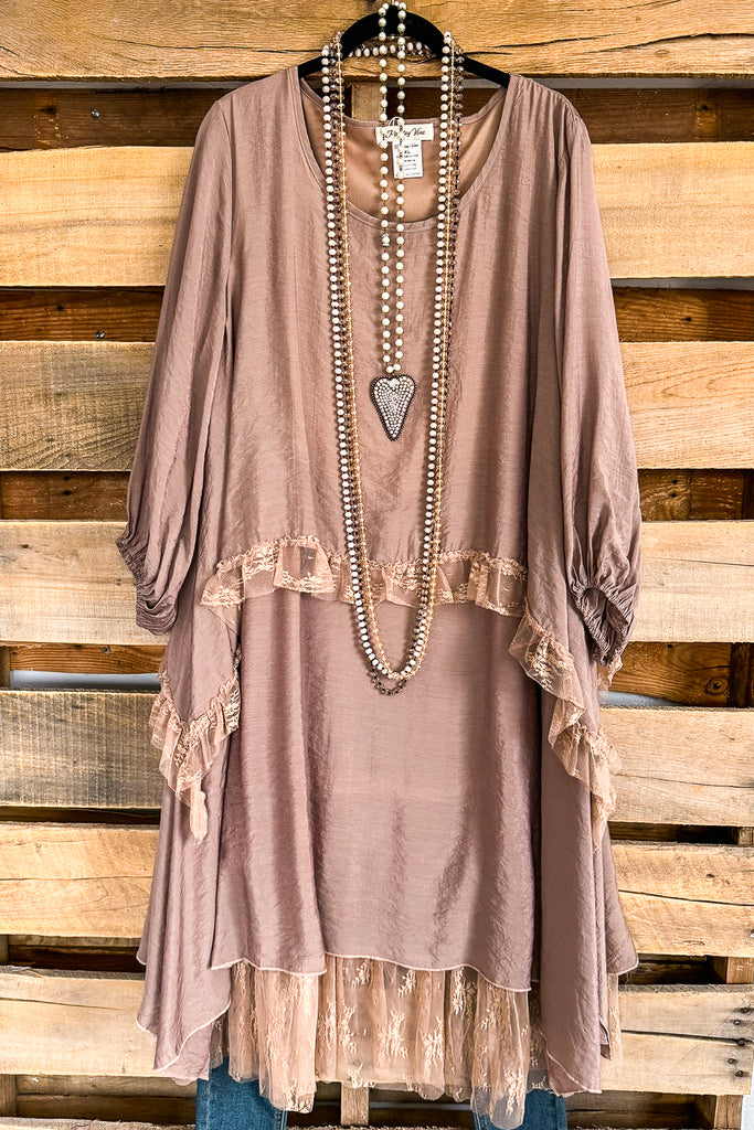 Sweetest Soul Dress - Mocha