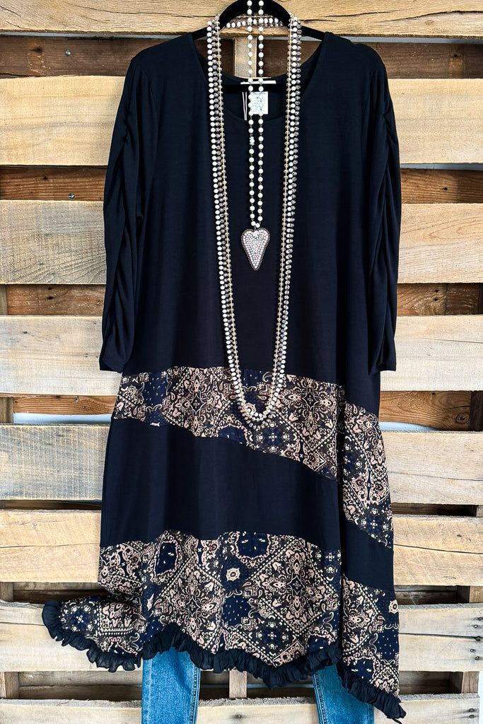 Here For You Maxi Dress - Black