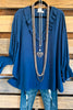 All My Desires Top - Blue - SALE
