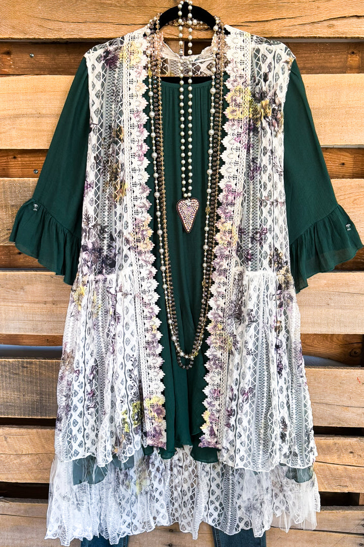 AHB EXCLUSIVE: Brighten My Day Vest - Ivory/Yellow.