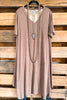 Cut To The Chase Dress - Mocha