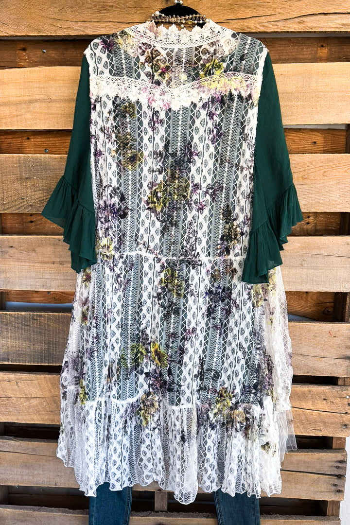 AHB EXCLUSIVE: Brighten My Day Vest - Ivory/Yellow.