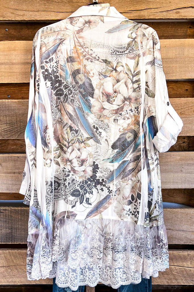 AHB EXCLUSIVE: Mindfulness Harmony Top - Ivory/Feather