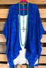 Boho Vibes Oversized Kimono - Blue