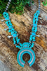 Turquoise Sun Squash Blossom - Turquoise