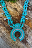Turquoise Sun Squash Blossom - Turquoise