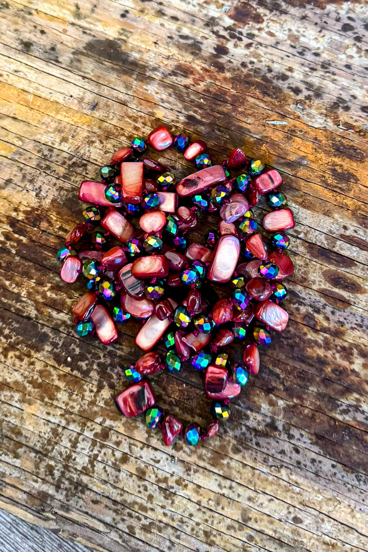 On The Town Necklace - Mauve