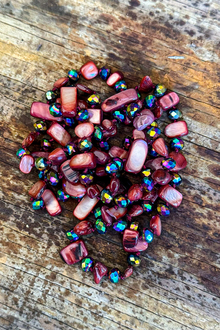 On The Town Necklace - Mauve