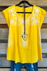 Kindest Regards Top - Marigold Ivory - 100% COTTON