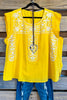 Kindest Regards Top - Marigold Ivory - 100% COTTON