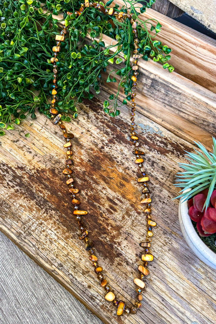 On The Town Necklace - Mocha
