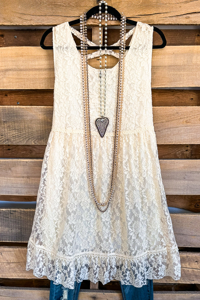 Secret Romance Dress - Beige