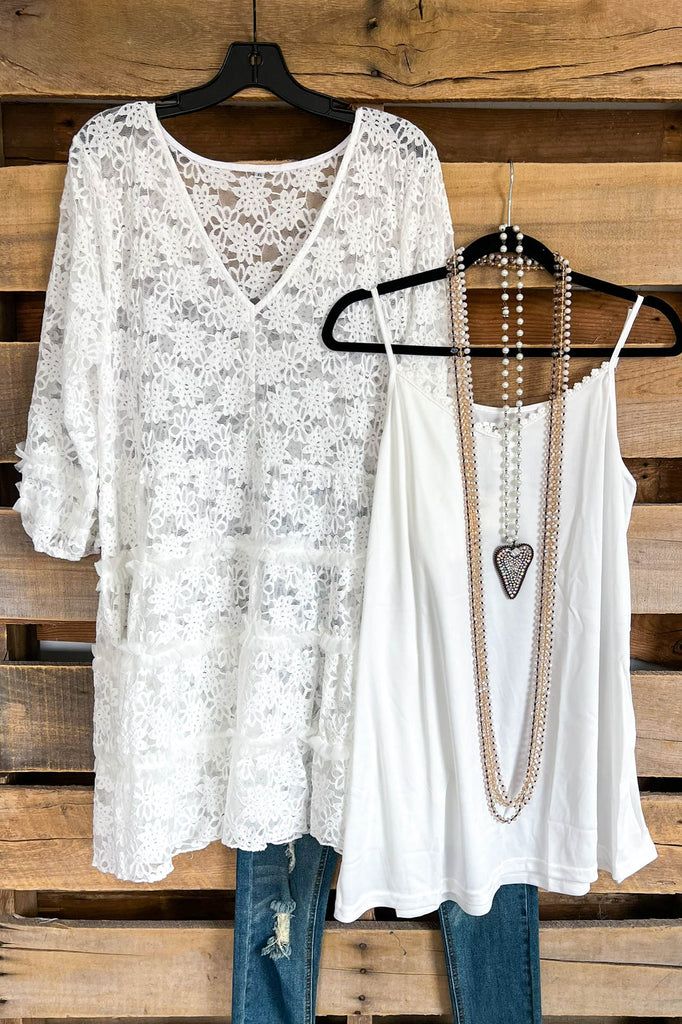 Generous Standards Tunic - White (TWO PIECES)