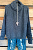 Feel The Warmth Oversized Sweater - Gray
