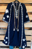 AHB EXCLUISVE: Yours Truly Midi Dress - Navy - 100% Cotton