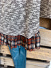 Ruffled With Love Tunic - Brown - SALE