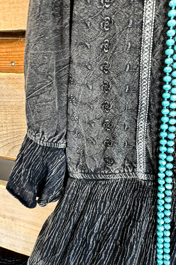 One More Chance Tunic - Charcoal