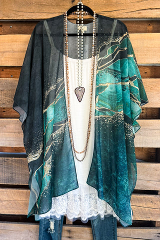 Harbor Of Love Sequin Shacket - Black