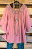 AHB EXCLUSIVE:  Feeling Free Tunic - Mauve