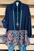 Chasing Dreams Tunic - Navy