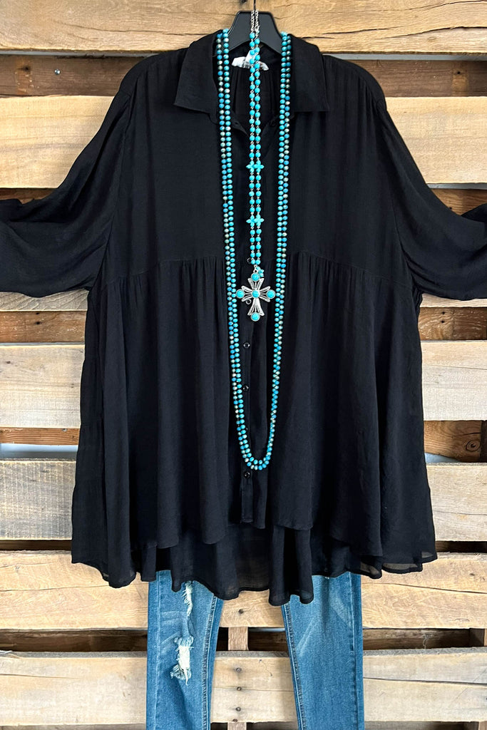 Confidence Is Everything Tunic - Black  - SALE