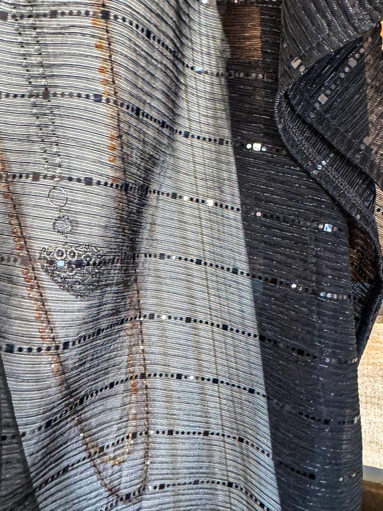 Run The Show Shine Kimono - Black