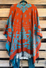 City Chic Poncho - Orange