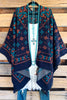 Dreaming Of The Day Poncho - Navy
