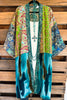 Making Wishes Kimono - Green/Square