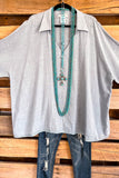Walking On The Moon Tunic - Pale Blue - 100% COTTON