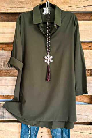 Flowing with Efficiency Tunic - Black
