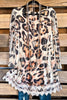 AHB EXCLUSIVE: Laughing Now Layered Tunic - Beige/Leopard
