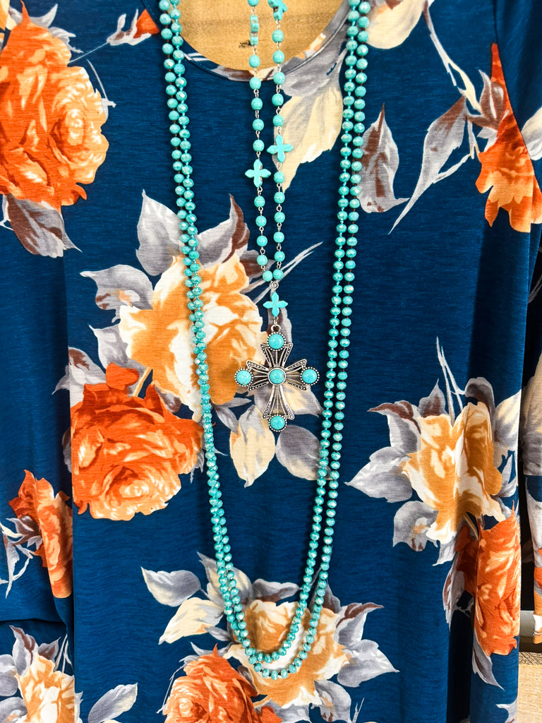 Le Springs Dress - Teal