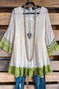 Totally Trendy Pleated Tunic - Lime Green