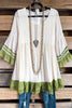 Totally Trendy Pleated Tunic - Lime Green